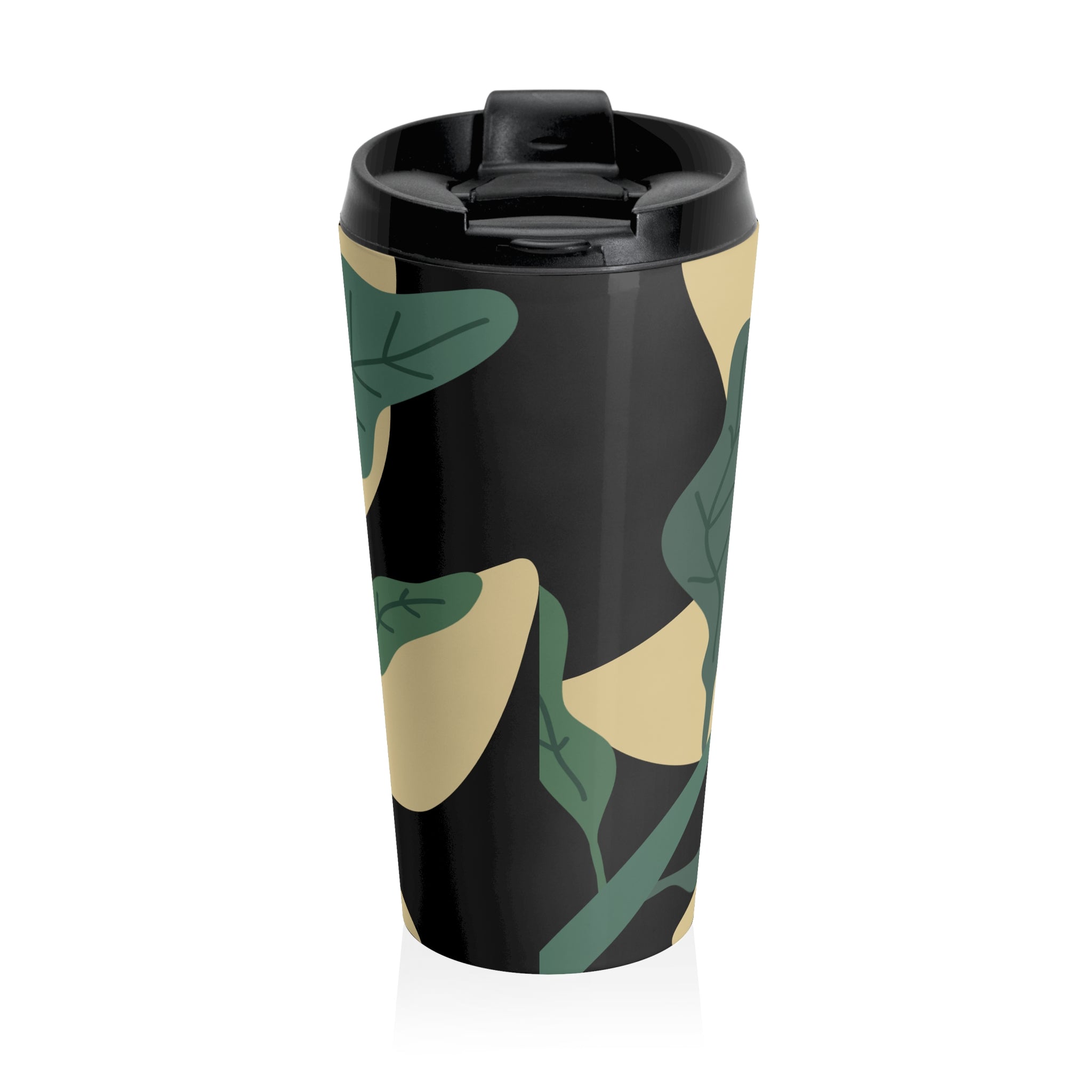 Travel Mug — Modern Botanical LEÓN Stainless Steel Tumbler