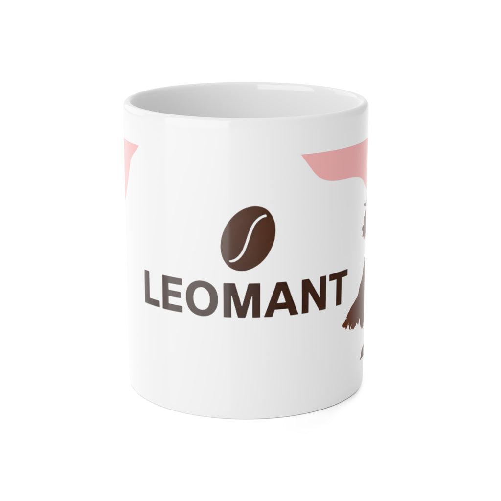 LEOMANT Ceramic Coffee Mug – Cute Pet Logo 11oz