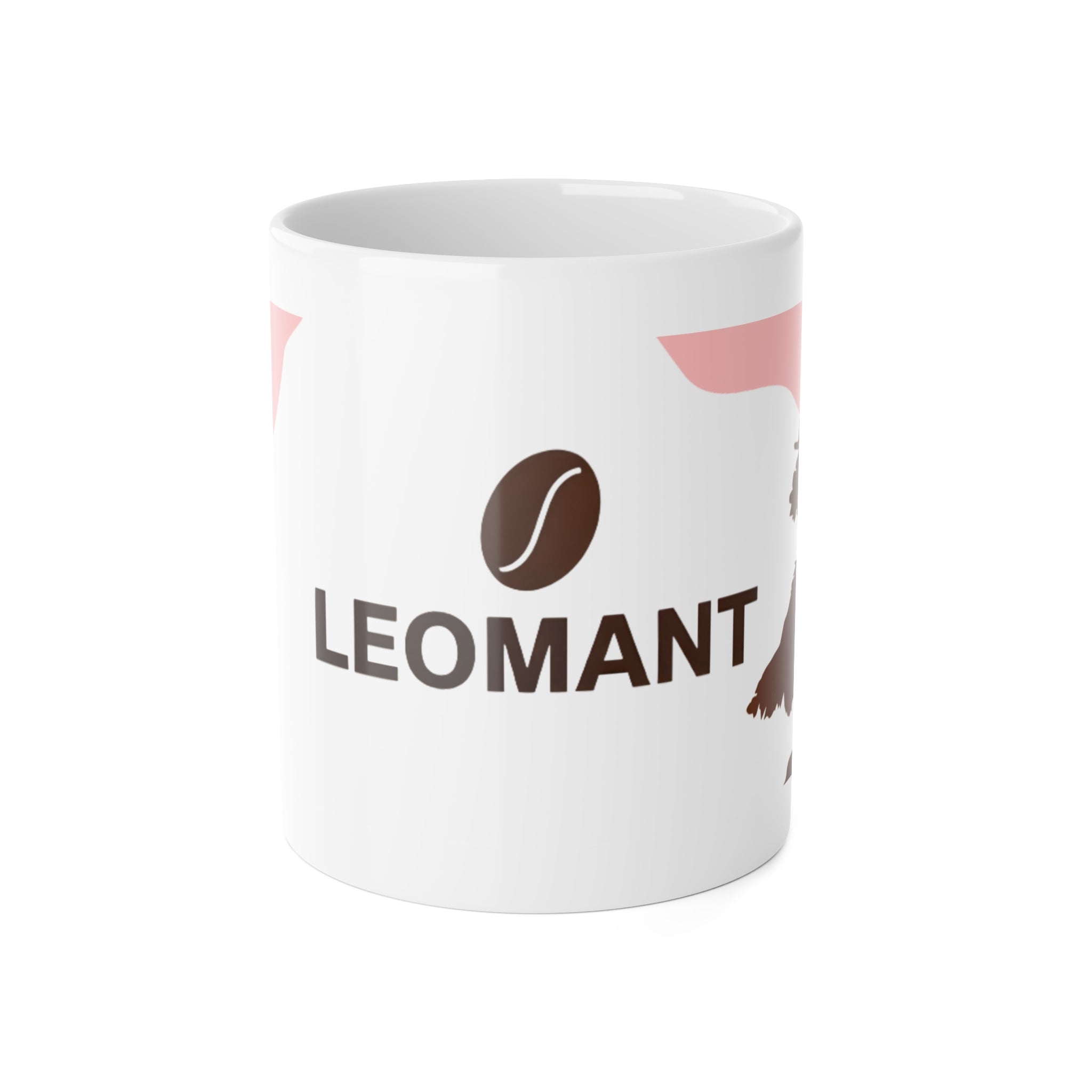 LEOMANT Ceramic Coffee Mug – Cute Pet Logo 11oz