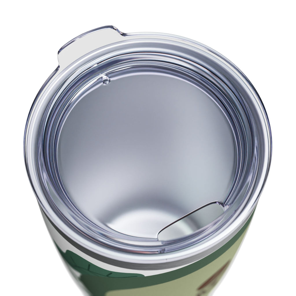 20oz Ringneck Tumbler — LEOMANT Coffee Logo with Green Botanical Design