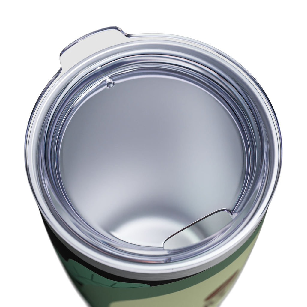 20oz Ringneck Tumbler — LEOMANT Coffee Logo with Green Botanical Design