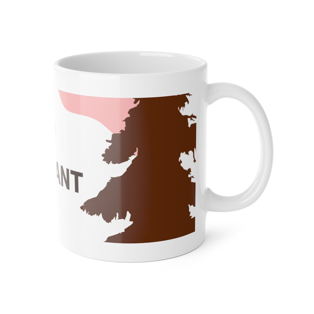 LEOMANT Ceramic Coffee Mug – Cute Pet Logo 11oz