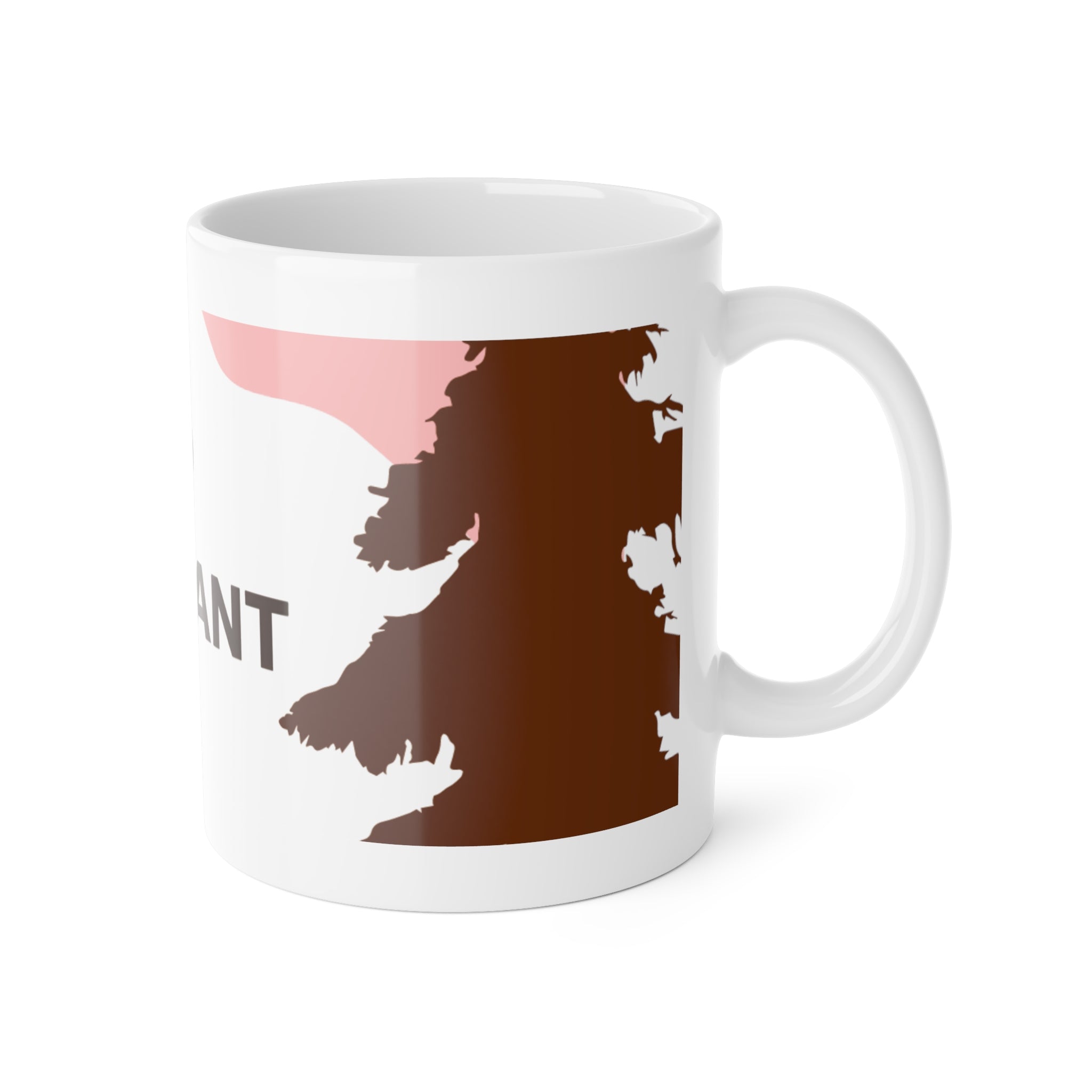 LEOMANT Ceramic Coffee Mug – Cute Pet Logo 11oz