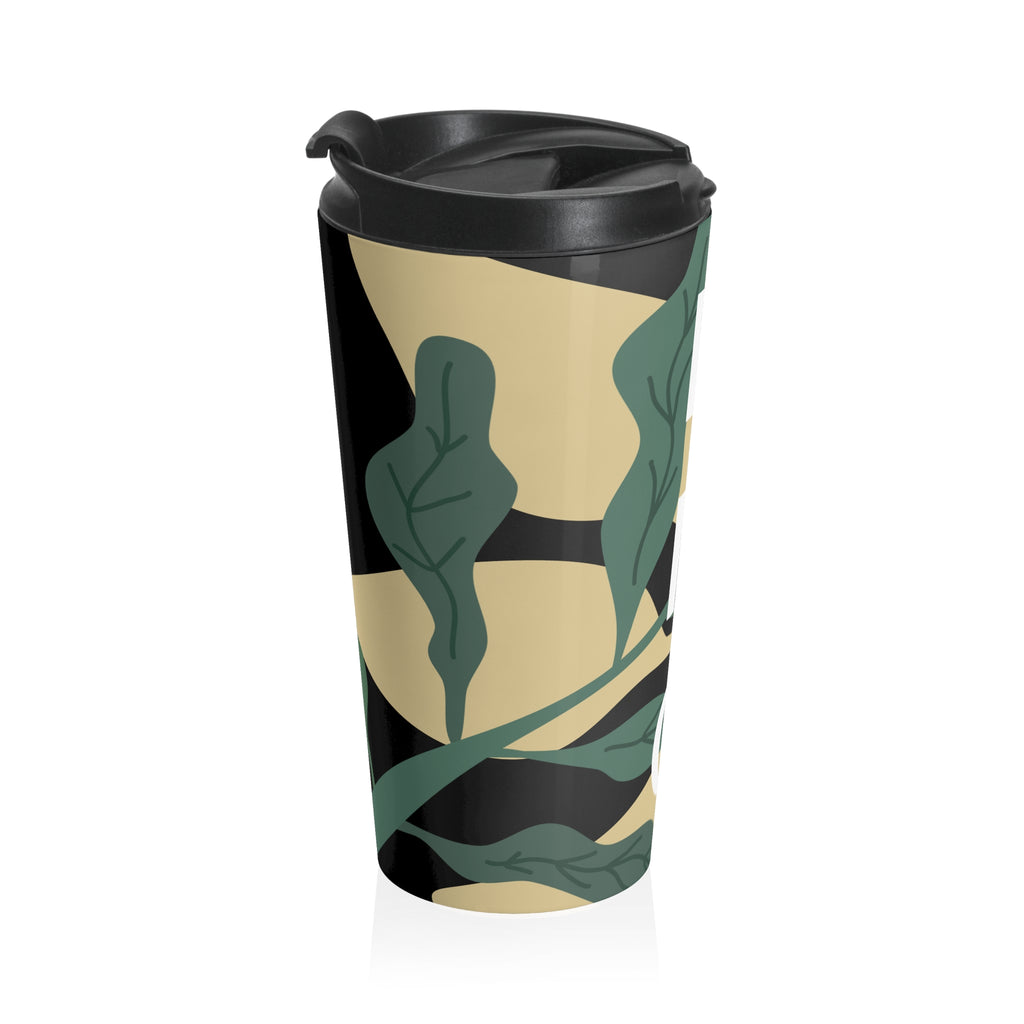 Travel Mug — Modern Botanical LEÓN Stainless Steel Tumbler